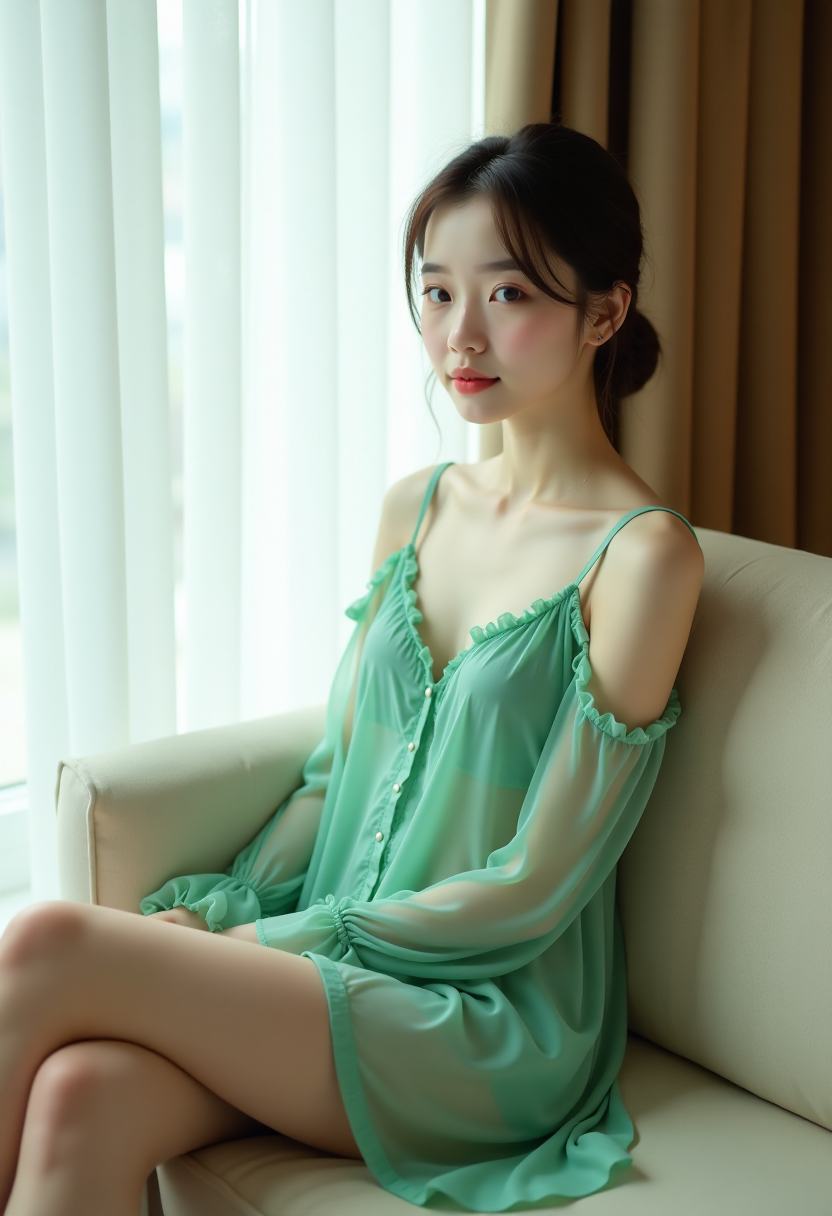 白桃少女故事 竖版海报